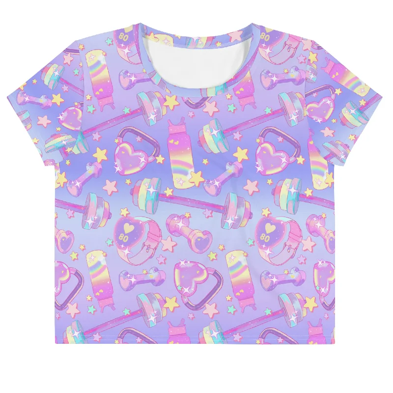 Fashionable Items Glitter Gains Crop Top