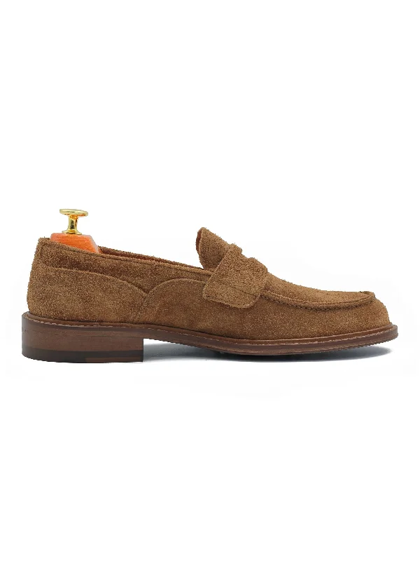 TAN SUEDE PENNY LOAFER