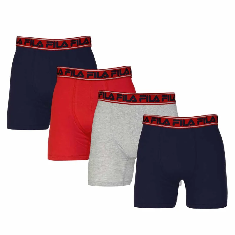 FILA - Men's 4 Pack Boxer Brief (FM412BXCS15 600)