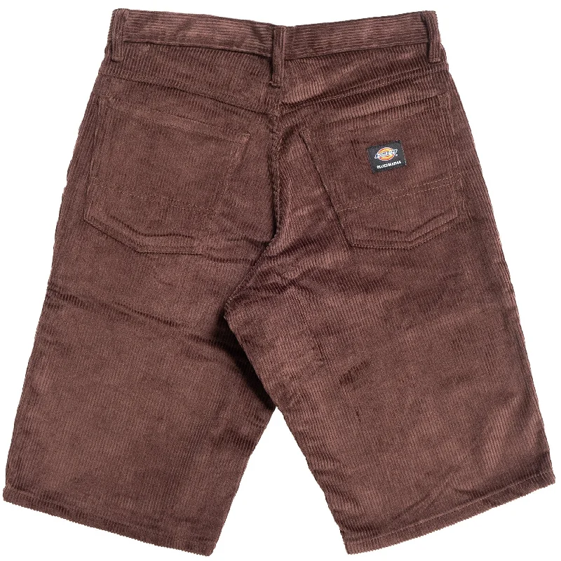 DICKIES CORDUROY SHORT BROWN