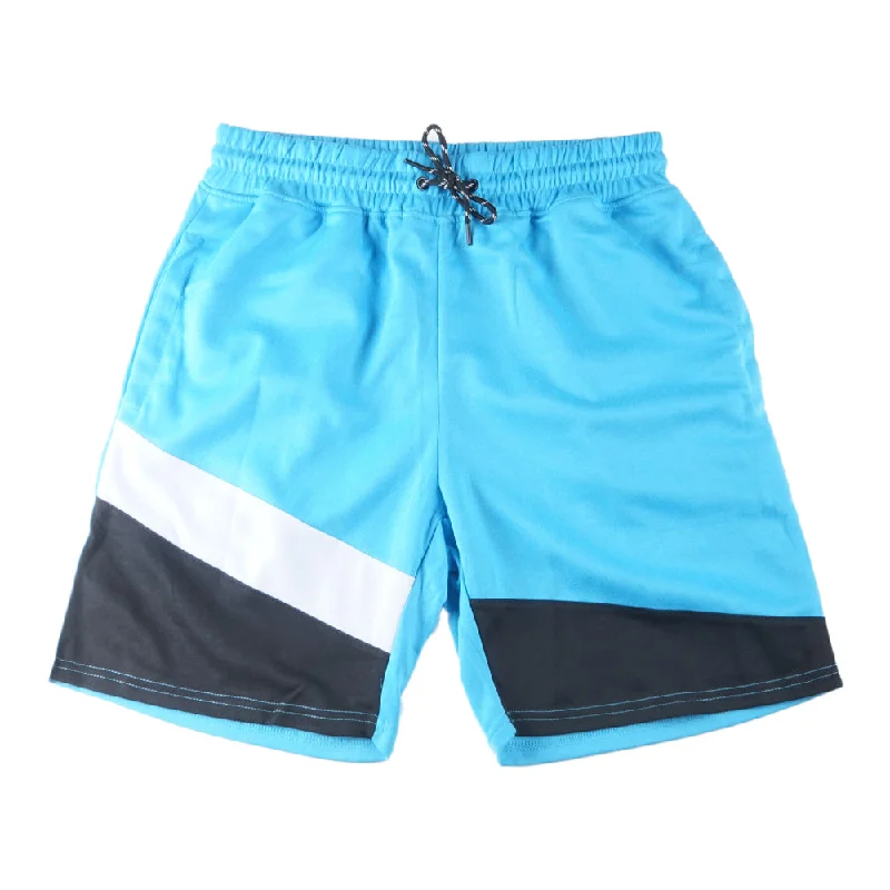 SPARK SWEATSHORTS AQUA WHITE BLACK- 22154