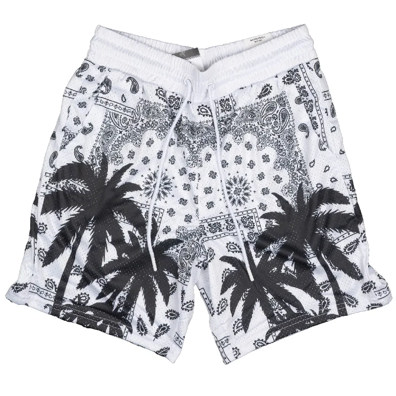 RUE21 ABOVE THE KNEE BASKETBALL SHORTS WHITE -  531412