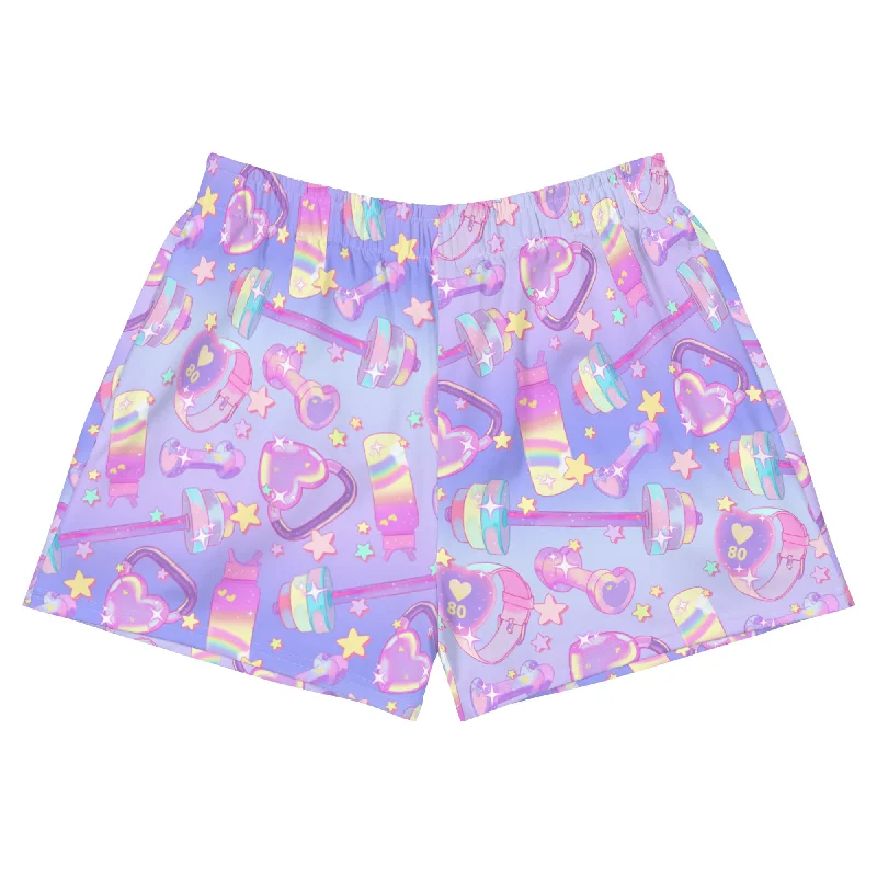 Fashion Must-have Glitter Gains Athletic Short Shorts