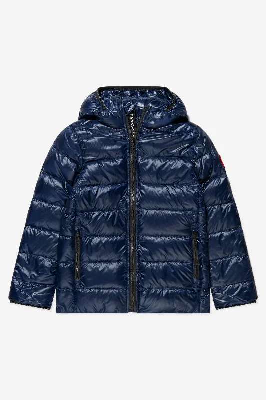 Exquisite Embroidery Canada Goose Kids Crofton Down Hooded Jacket