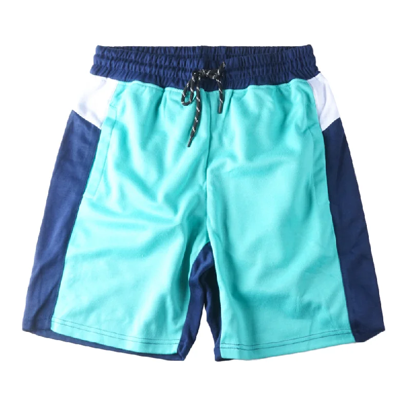 SPARK SWEATSHORTS NAVY MINT WHITE- 22134