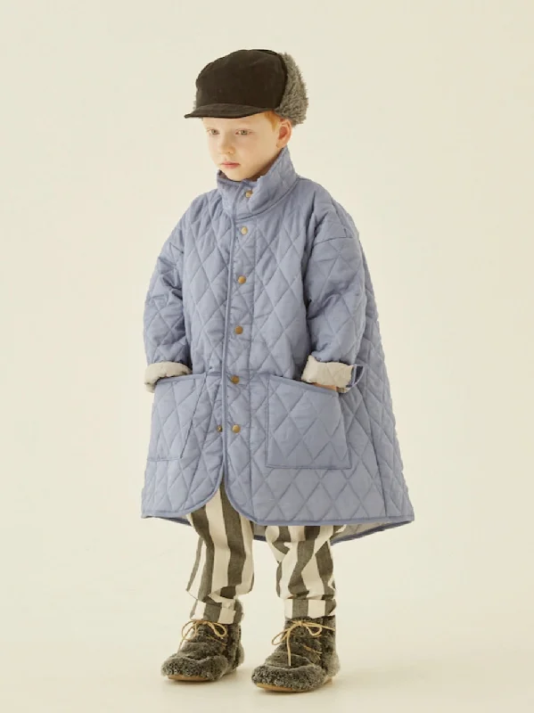 High Street Style Cotton Lawn Sky Blue Coat
