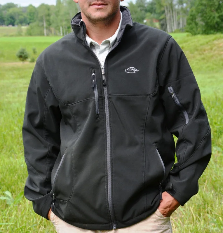 Celebrity Style Men's - 3 Season - Three-Layer Fleece Bonded Soft Shell Jacket