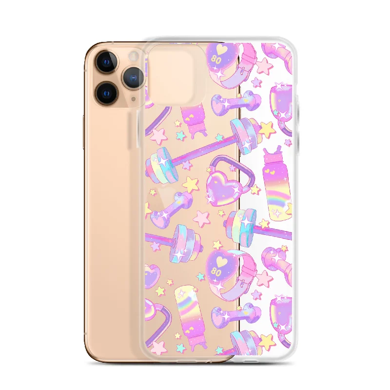 Fashionable Items Glitter Gains iPhone® Clear Case
