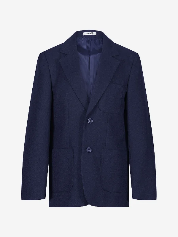 British Style Zeco Kids School Blazer in Navy