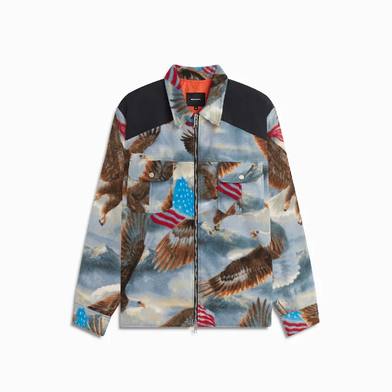 Sports Style M93 shirt jacket / bold eagle + black