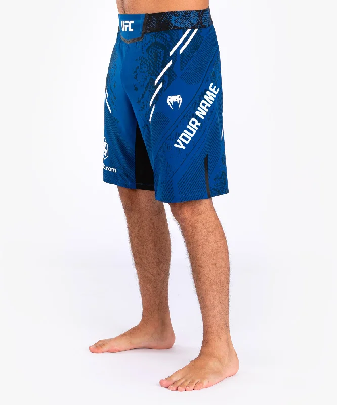 UFC Adrenaline by Venum Personalized Authentic Fight Night Men's Fight Short - Long Fit - Blue