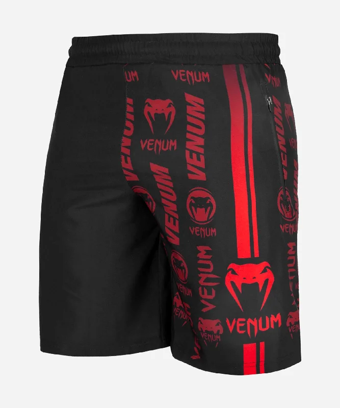 Venum Logos Training Shorts - Black/Red