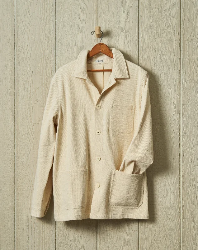 Comfortable Fashion French Workman’s Jacket in Carpenter's Cloth