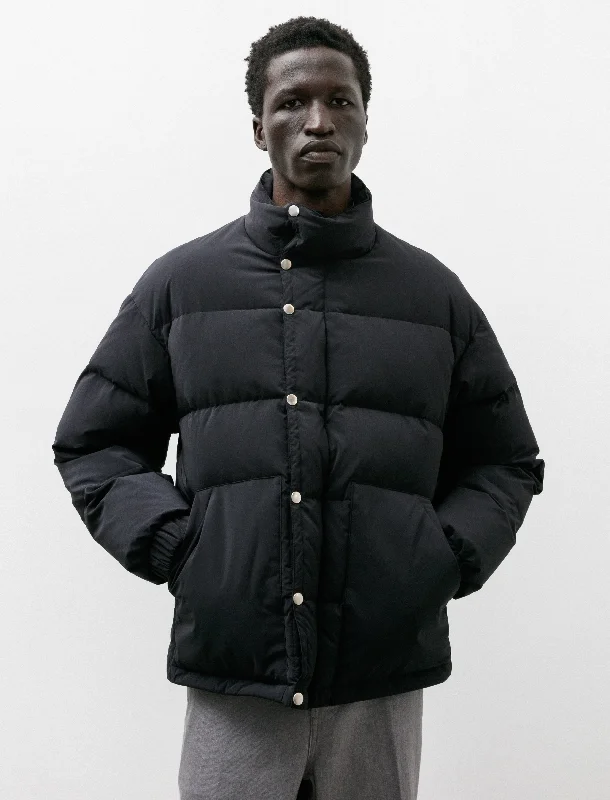 Retro Prints Down Jacket Black