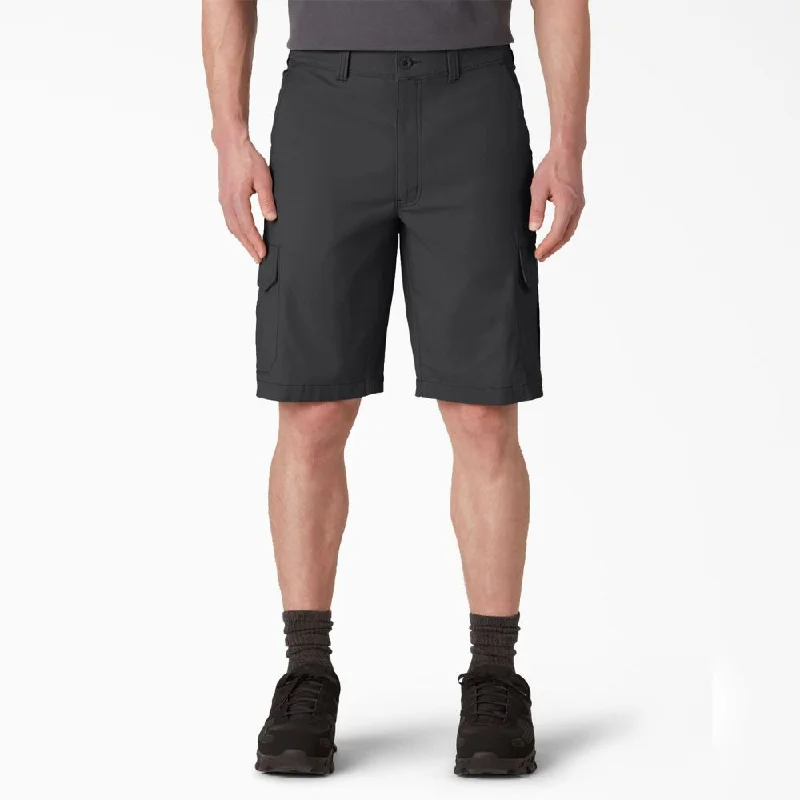 Dickies Men's 11" FLEX Cooling Performance Work Cargo Shorts SR607 - Black