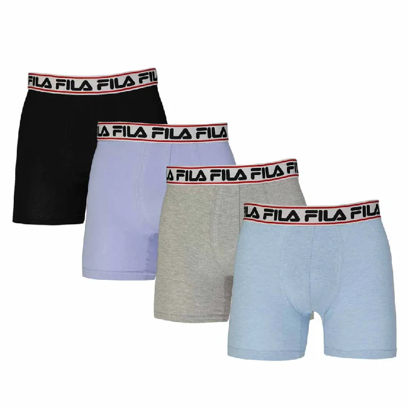 FILA - Men's 4 Pack Boxer Brief (FM412BXCS15 400)