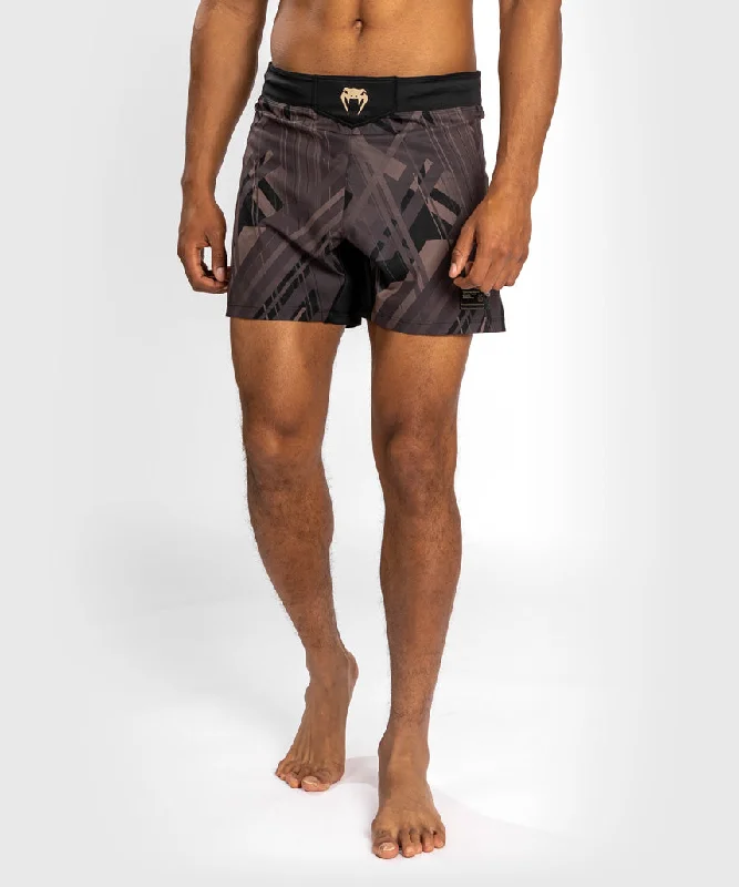 Venum Tecmo 2.0 Fightshort - Black/Brown