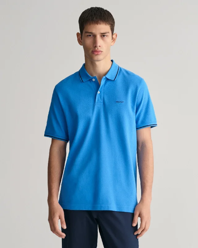 Gant Tipping Short Sleeve Pique Polo