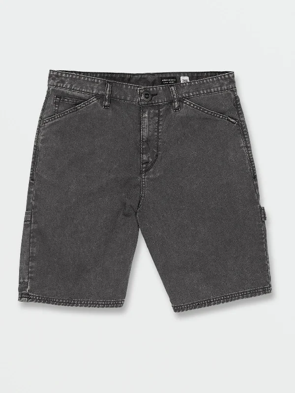 VOLCOM KRAFTSMAN DENIM SHORT 21 BLACK