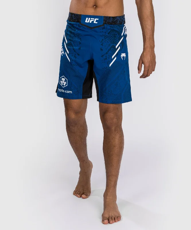 UFC Adrenaline by Venum Authentic Fight Night Men's Fight Short - Long Fit - Blue