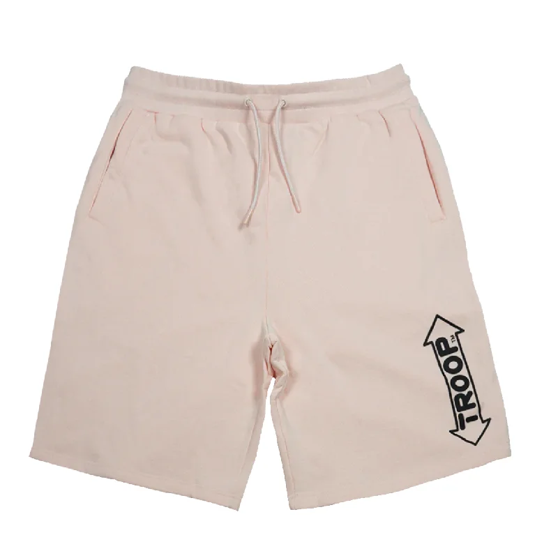 TROOP LOGO SWEAT SHORTS CHALK PINK - TP913995