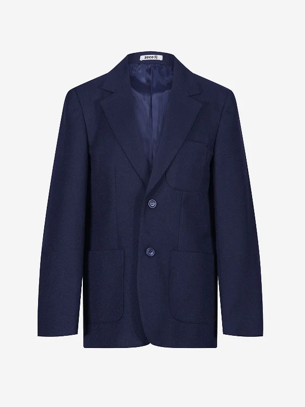 Advanced Design Zeco Boys School Eco-Blazer in Navy