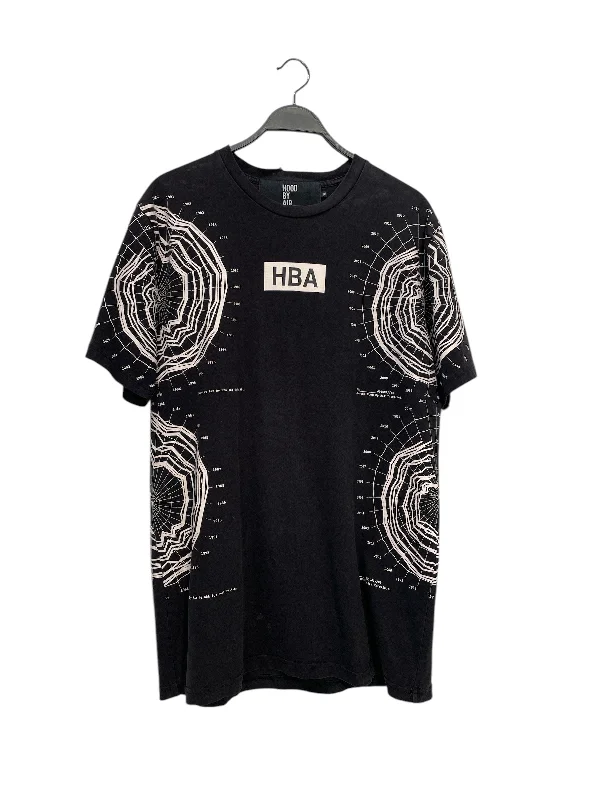 Simple Matching HOOD BY AIR./T-Shirt/XL/Cotton/BLK/All Over Print/