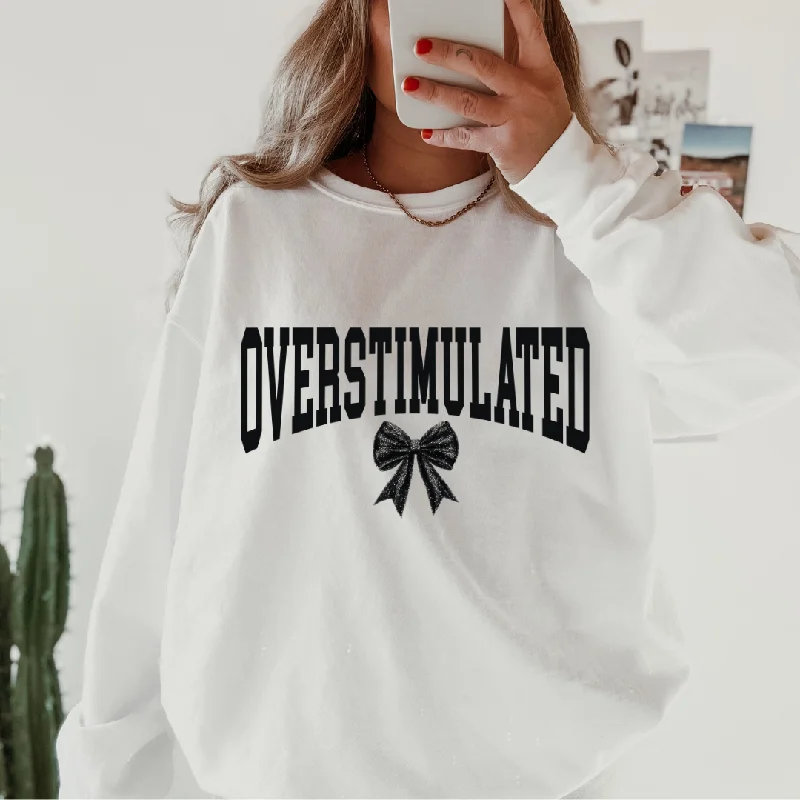 OVERSTIMULATED BOW SWEATSHIRT