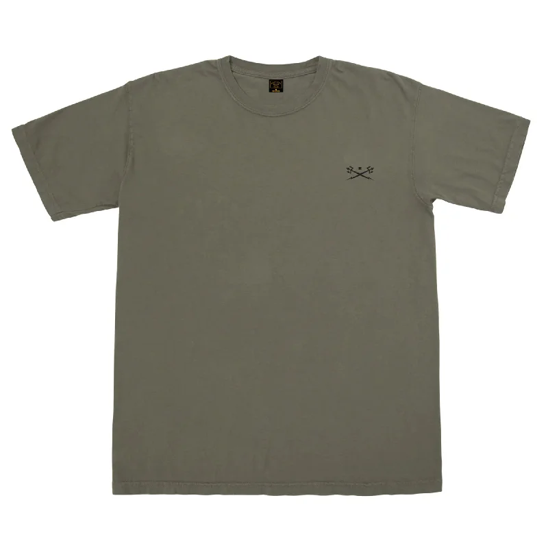 Dark Seas Go-To Pigment Men's S/S T-Shirts - Ivy Green