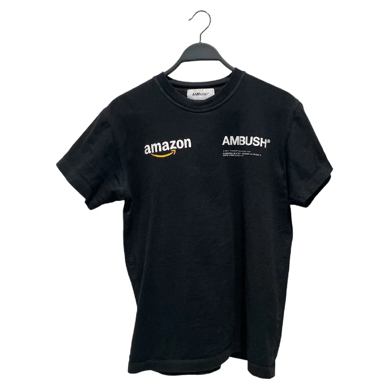 Exquisite Craftsmanship AMBUSH/Amazon/T-Shirt/M/Cotton/BLK/