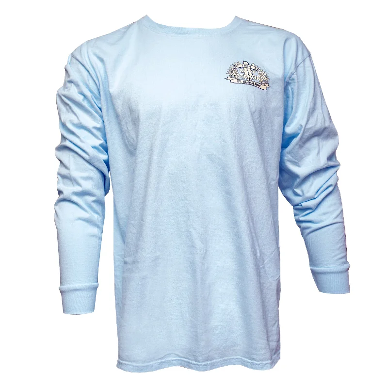 Surf Station Romanelli Lions Men's L/S Shirt - Powder Blue