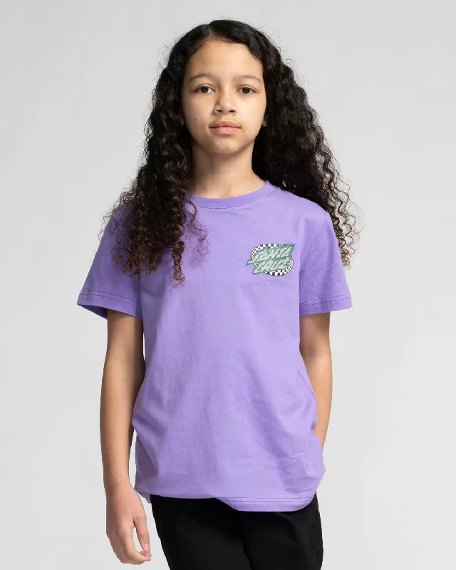 Boys Goal Flame T-Shirt in Meta Mauve