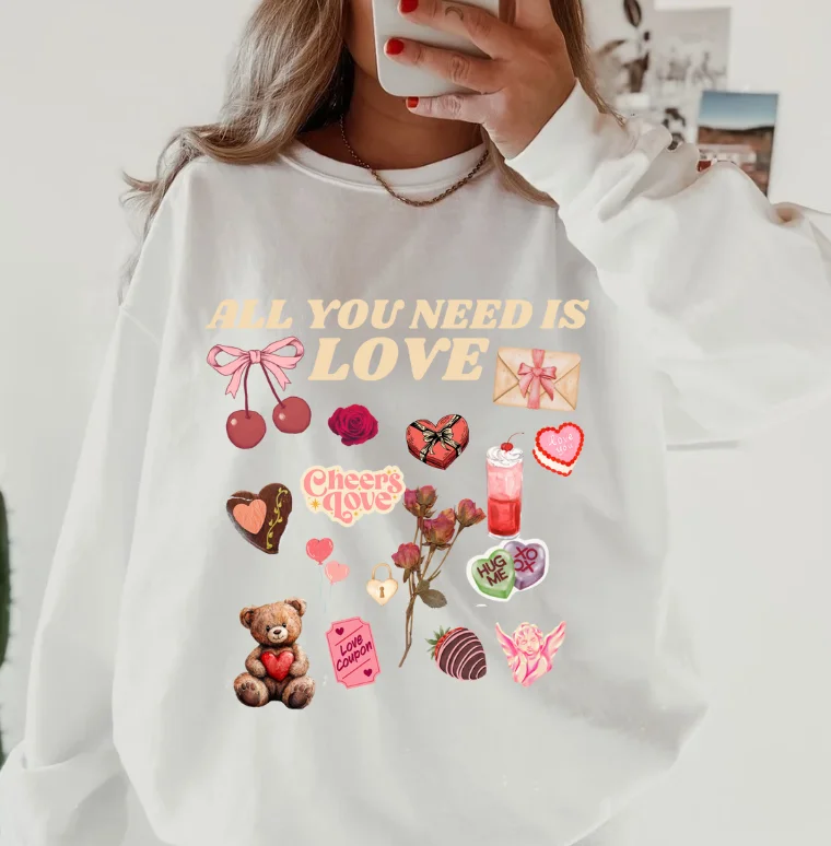 ALL YOU NEED IS LOVE SWEATSHIRT