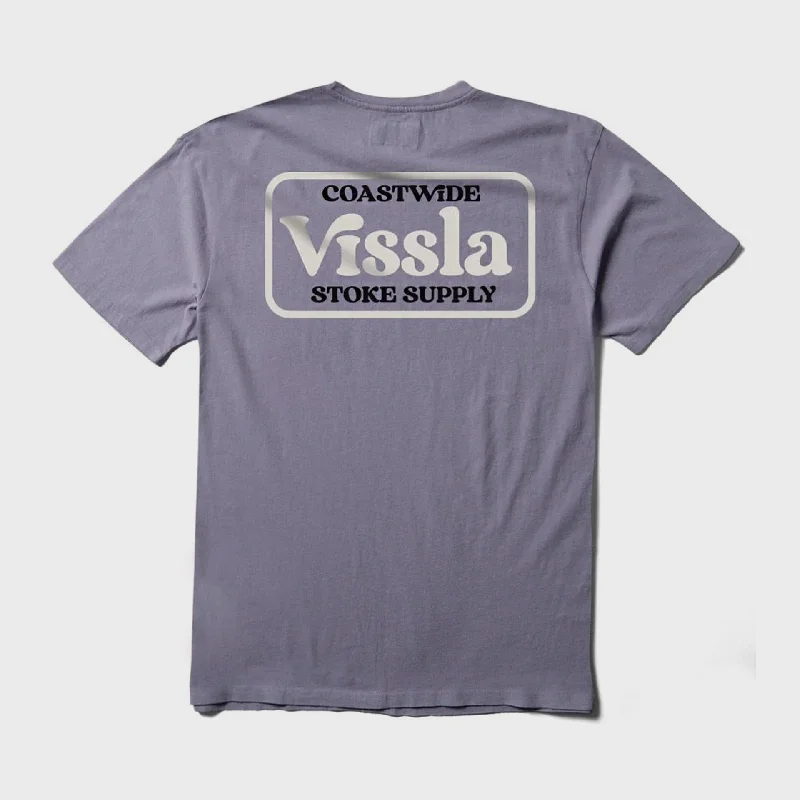 Vissla Mens Coastwide Pocket T-Shirt - Dusty Lilac