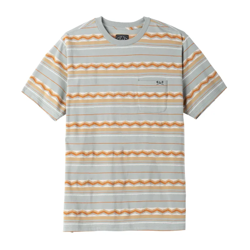 Dark Seas Rosswood Knit Men's S/S T-Shirt - Iron