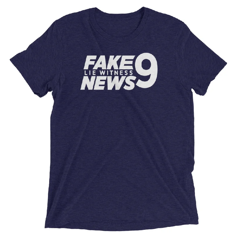 Elegant Wear Fake 9 Lie Witness News Tri-Blend T-shirt