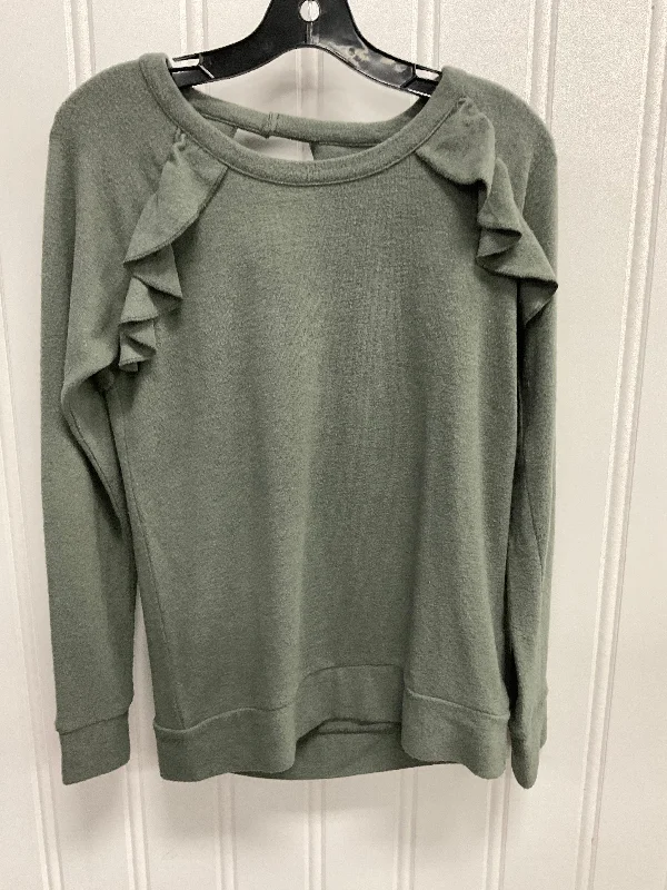 Design Perception Top Long Sleeve By Chaser In Green, Size: S