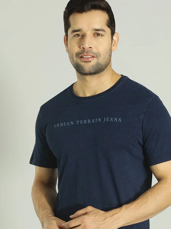 Fashion Classic Men Graphic Crew Neck T-Shirt
