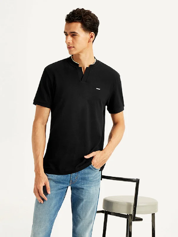 Personalized Wear Men's Solid Slim Fit Polo T-shirt