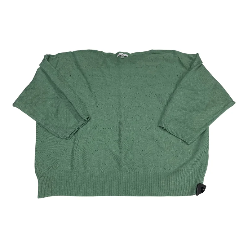 Top Long Sleeve By Vila Milano In Green, Size: Xl