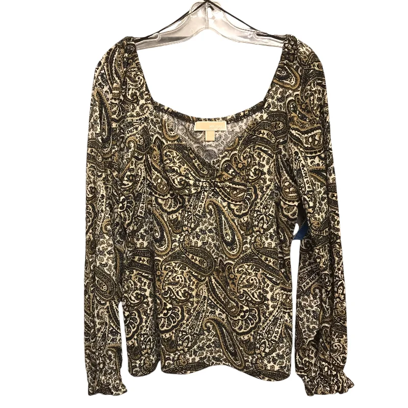 Top Ls By Michael By Michael Kors In Paisley Print, Size:Xl