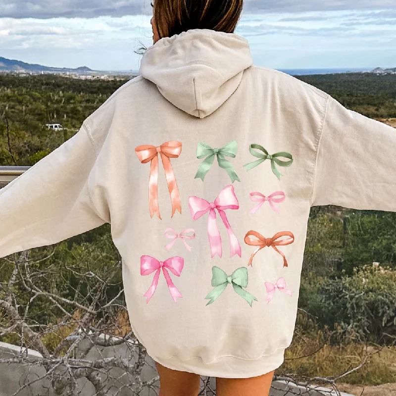 BOW GRAPHIC HOODIE