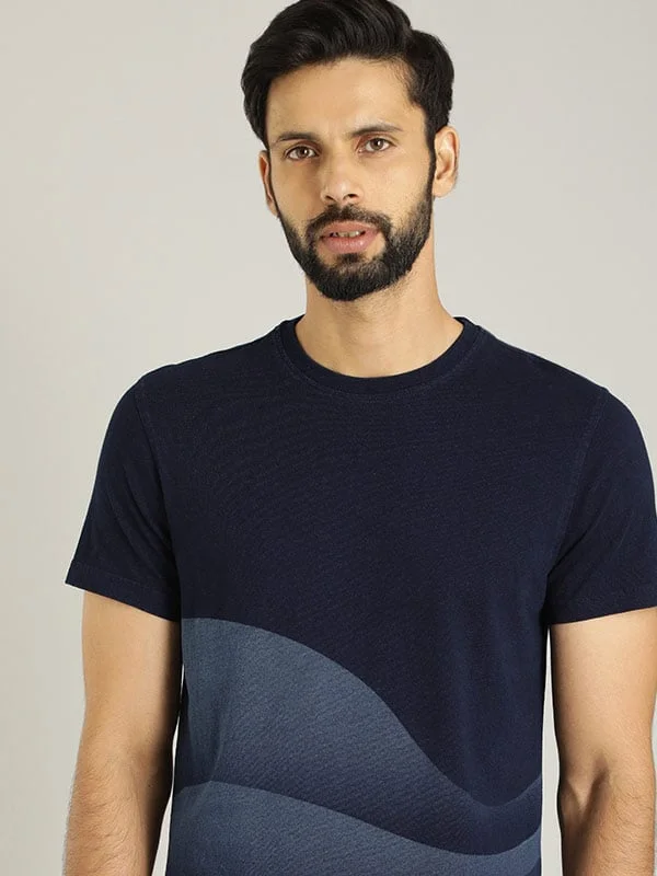Fashionable In The Times Men Graphic Crew Neck T-Shirt