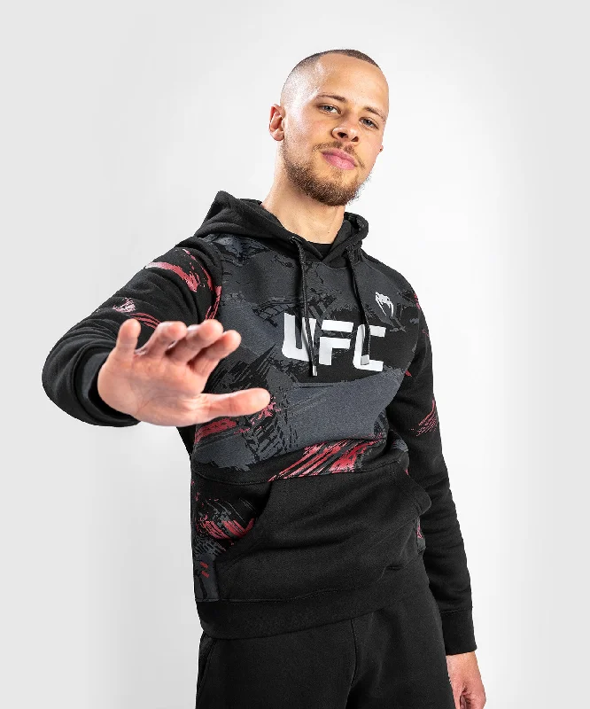 UFC Venum Authentic Fight Week Men’s 2.0 Pullover Hoodie - Black/Red