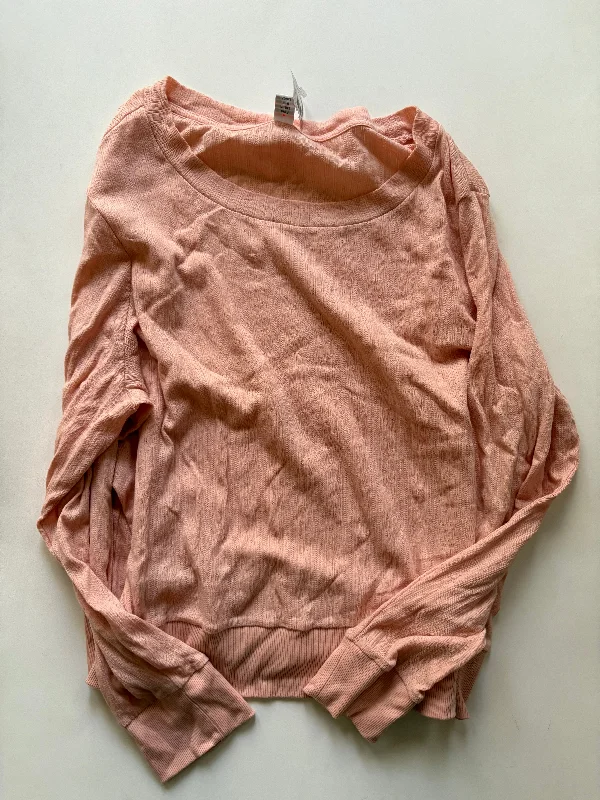 Top Long Sleeve By Old Navy In Peach, Size: 2x