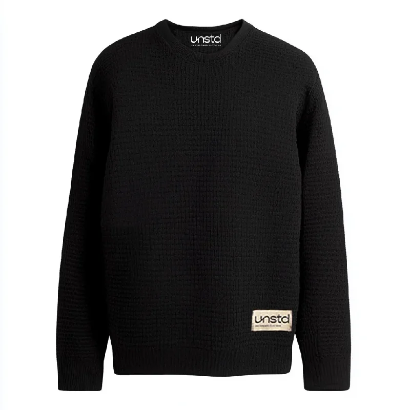 Black Premium Structured Sweatshirt