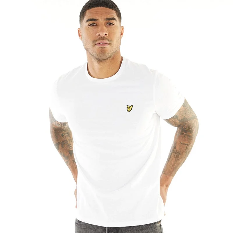 High-end Wear Lyle And Scott Vintage Mens College Gradient T-Shirt 626 White