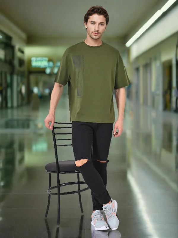 Casual Chic Men Graphic Crew Neck T-Shirt