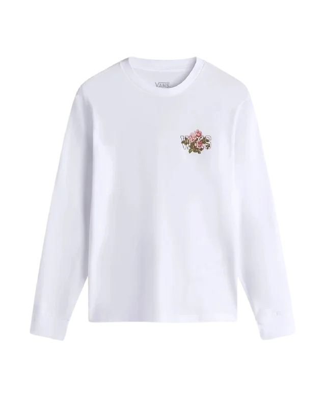 Girls The Carn Long Sleeve T-Shirt in White