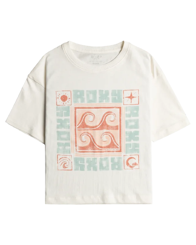 Girls Sun for All Seasons T-Shirt in Egret